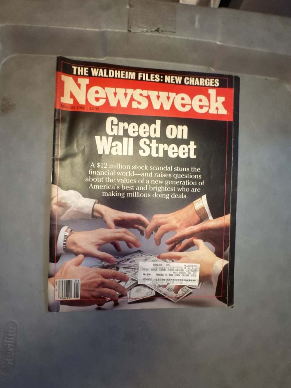 Newsweek Magazine May 26 1986 Greed on Wall Street Edition